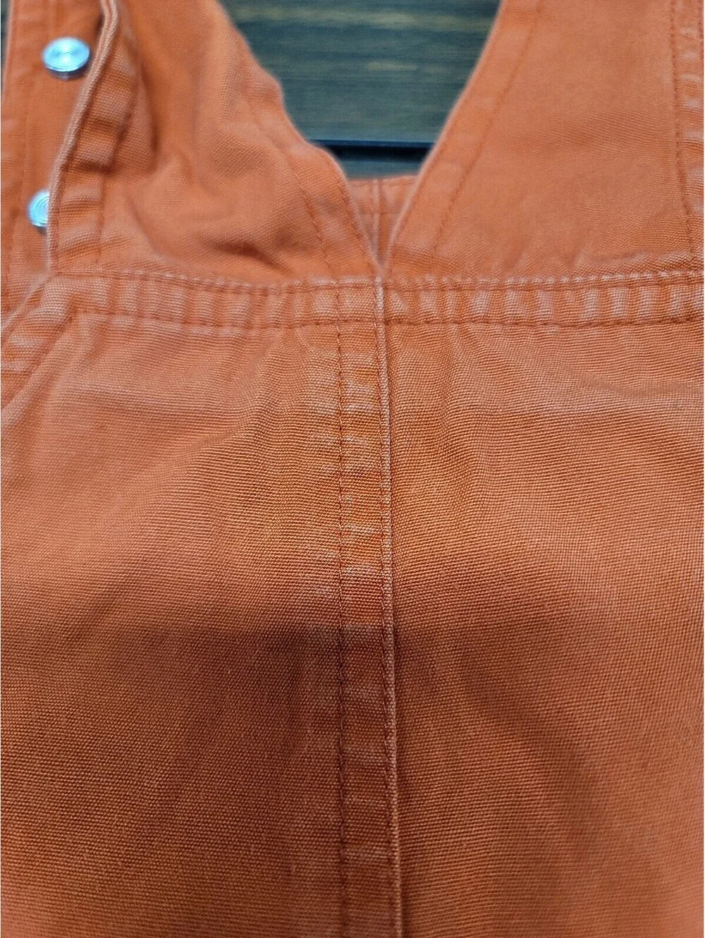 Carter's Orange Baby Overalls Shorts 6-9 Months